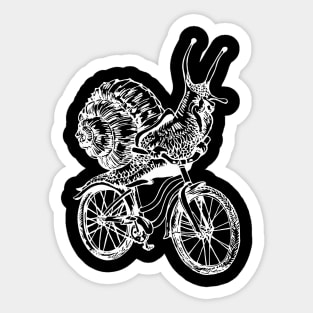 SEEMBO Snail Cycling Bicycle Cyclist Bicycling Bike Biker Sticker